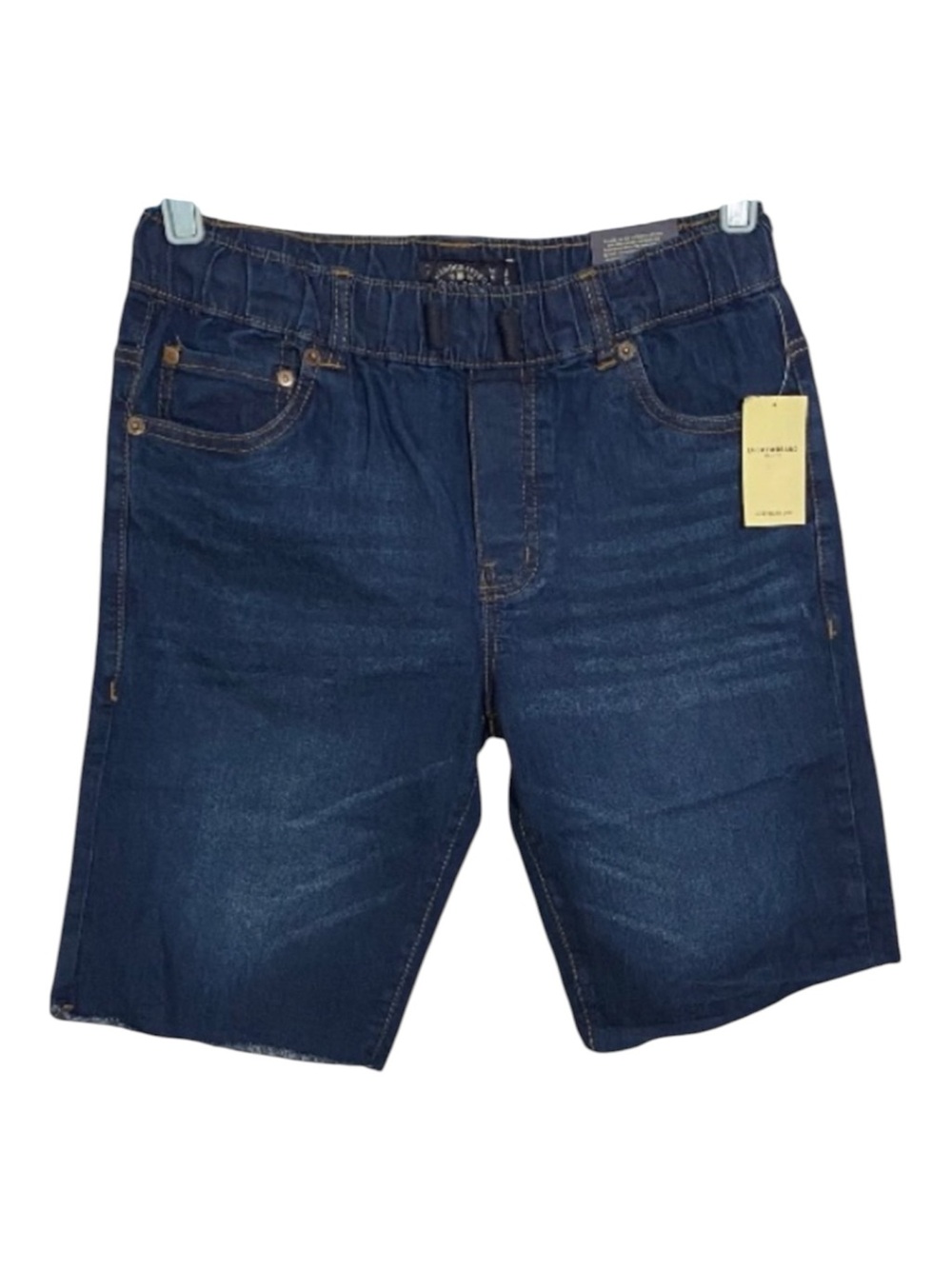 Lucky Brand Girls Shorts Elastic Waist Dark Denim Style Laguna Size Large 14/16